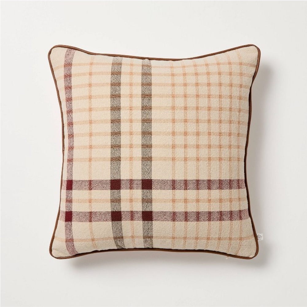 18"x18" Fall Plaid Square Toss Pillow
Brown - Hearth & Hand™ with Magnolia